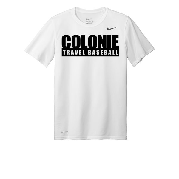 Legend Tee Travel Baseball White