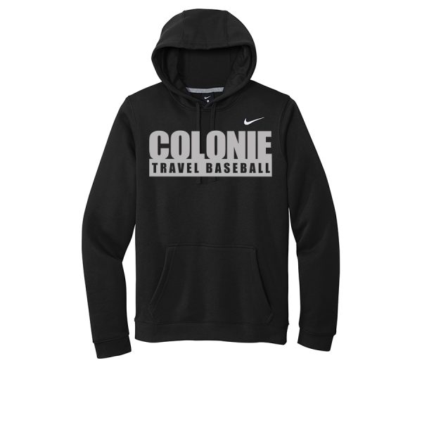 Fleece Pullover Hoodie Travel Baseball Black