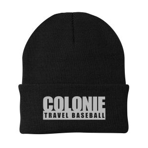 Knit Beanie Cap Travel Baseball Black