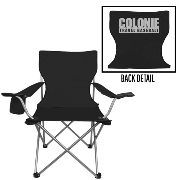 All Star Chair Travel Baseball Black