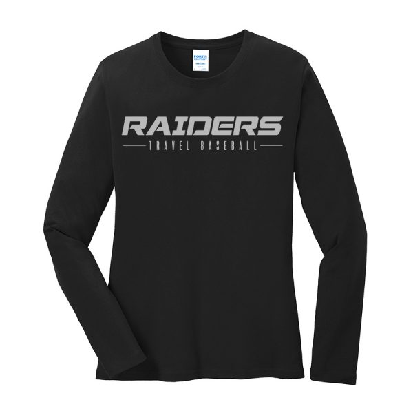 Long Sleeve Core Blend Tee Raiders Black