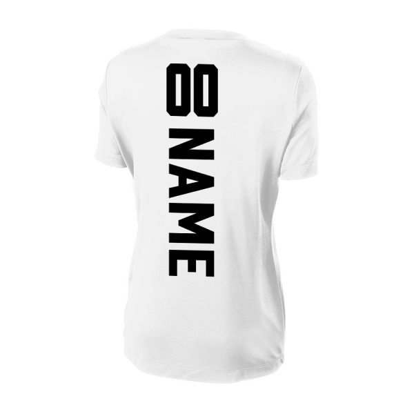 Performance Cooling Tee White Back