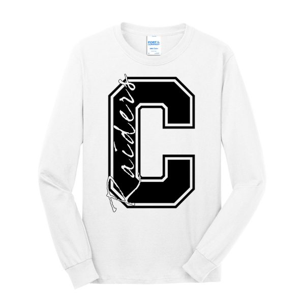 Long Sleeve Core Blend Tee C Raiders White