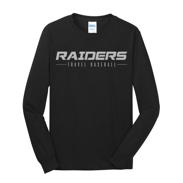 Long Sleeve Core Blend Tee Raiders Black