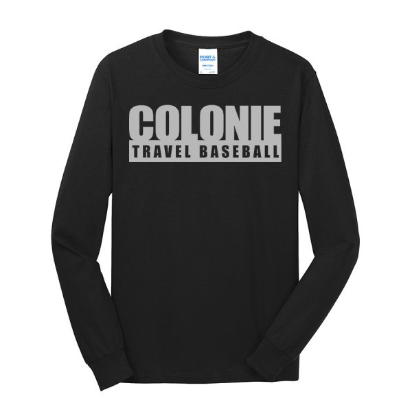 Long Sleeve Core Blend Tee Travel Baseball Black