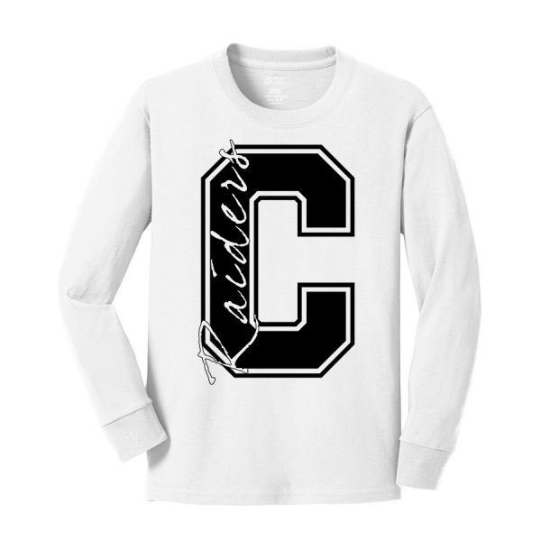 Long Sleeve Core Blend Tee C Raiders White