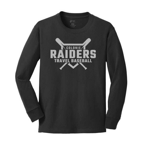 Long Sleeve Core Blend Tee Raiders Diamond Black