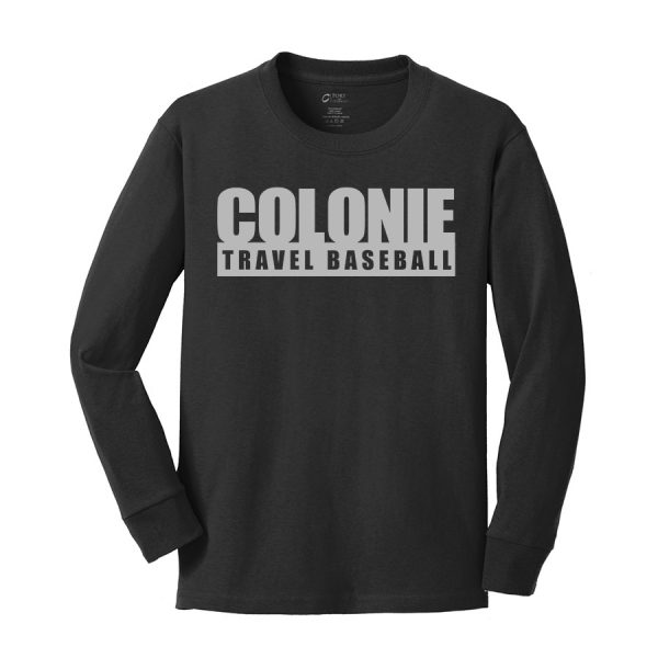 Long Sleeve Core Blend Tee Travel Baseball Black