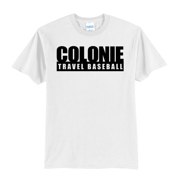 Core Blend Tee Travel Baseball White