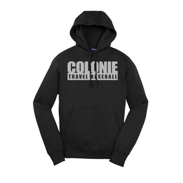 Pullover Hooded Sweatshirt Travel Baseball Black