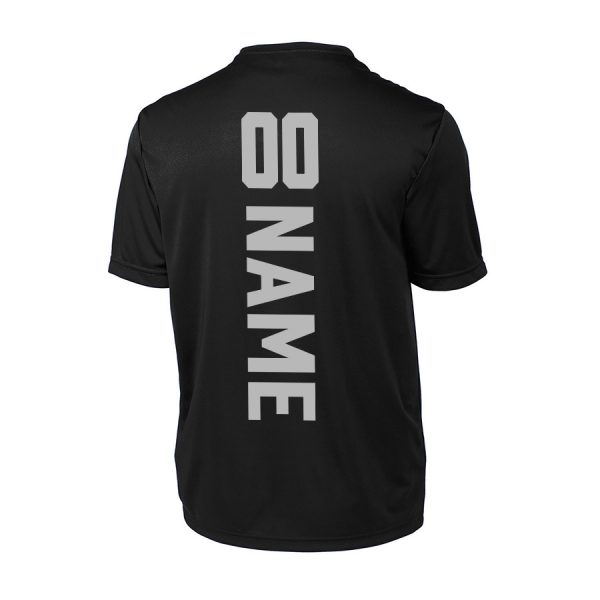 Performance Cooling Tee Black Back