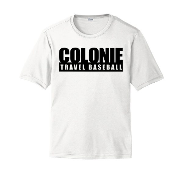 Performance Cooling Tee Travel Baseball White