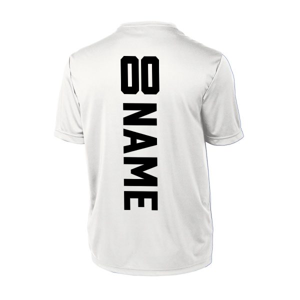 Performance Cooling Tee White Back