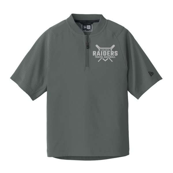 Cage Short Sleeve 1/4-Zip Jacket Raiders Diamond Graphite