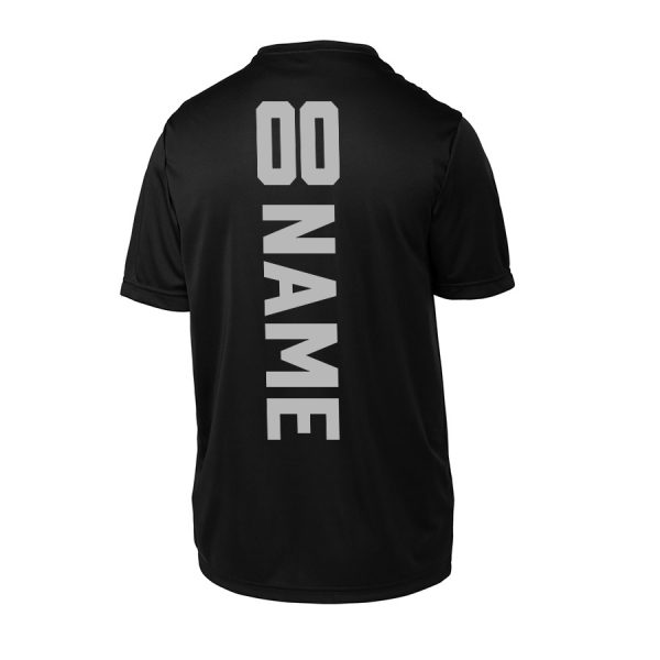 Performance Cooling Tee Black Back