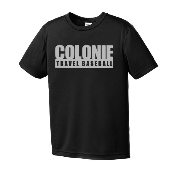 Performance Cooling Tee Travel Baseball Black