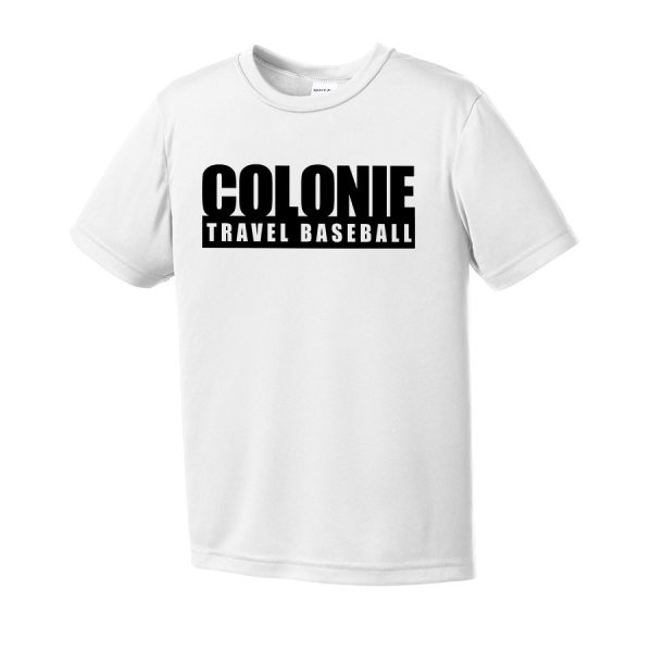 Performance Cooling Tee Travel Baseball White