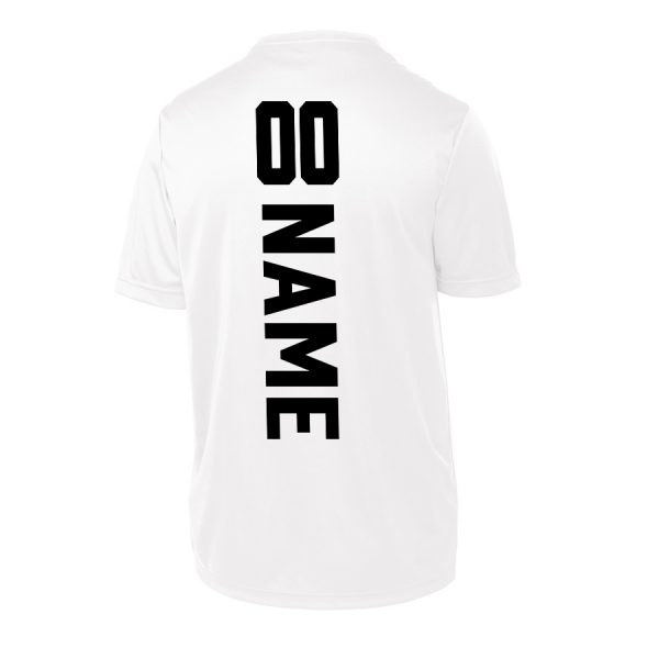 Performance Cooling Tee White Back