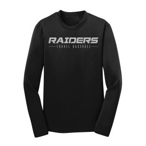 Long Sleeve Performance Cooling Tee Raiders Black